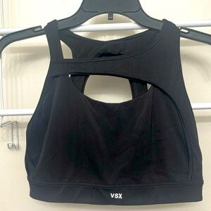 Victoria’s Secret sports bra open back black size large